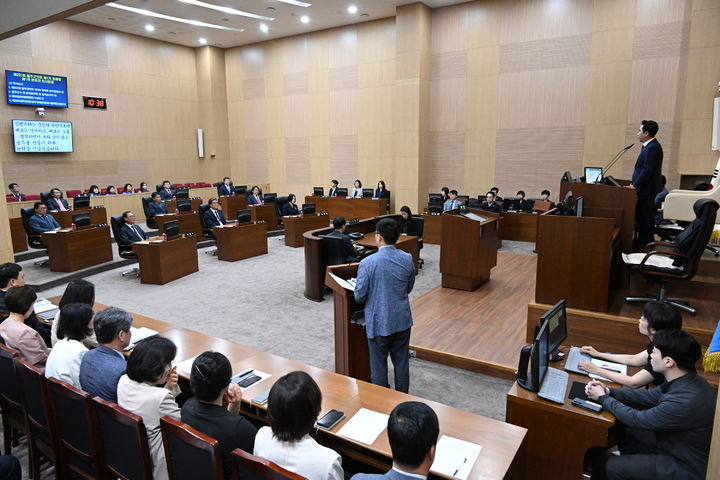 울주군의회 "자연재해위험지구 4곳 정비 너무 늦다" 질타