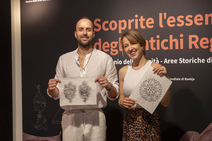 이탈리아 로마에서 지난 5일부터 오는 17일까지 백제문화를 알리는 '백제역사유적지구 전시'가 펼쳐진다. (사진=주이탈리아한국문화원) photo@newsis.com *재판매 및 DB 금지