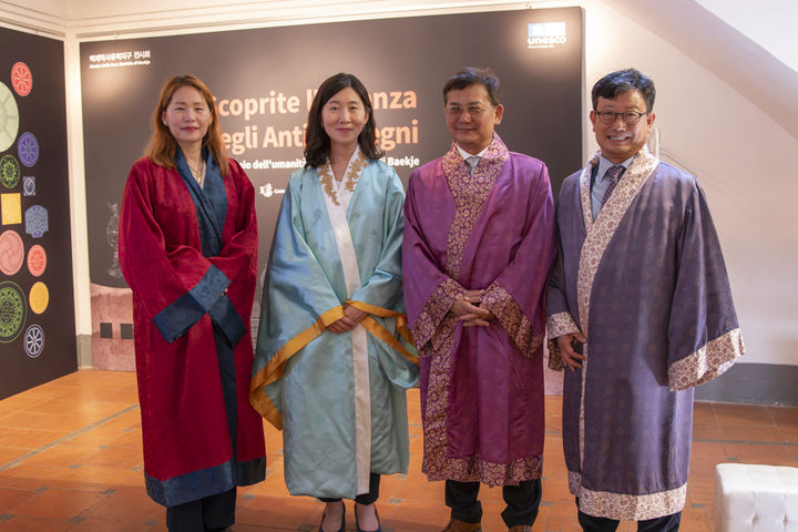 이탈리아 로마에서 지난 5일부터 오는 17일까지 백제문화를 알리는 '백제역사유적지구 전시'가 펼쳐진다. (사진=주이탈리아한국문화원) photo@newsis.com *재판매 및 DB 금지