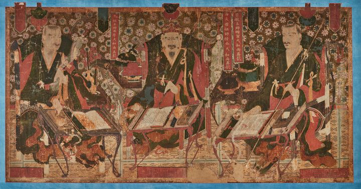 [서울=뉴시스] 의성 대곡사 삼화상 진영 (사진=국가유산청 제공) 2024.06.11. photo@newsis.com *재판매 및 DB 금지