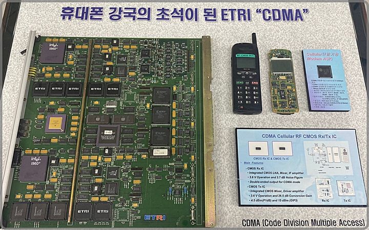 [대전=뉴시스] ETRI의 CDMA 상용화 기술이 IEEE 마일스톤에 등재됐다. (사진=ETRI 제공) *재판매 및 DB 금지
