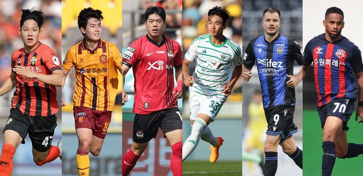 [서울=뉴시스] '하나은행 K리그1 2024' 하반기 주목할 만한 선수. (사진=한국프로축구연맹 제공) 2024.06.12. *재판매 및 DB 금지