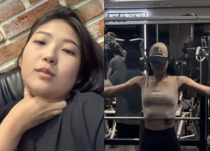 [서울=뉴시스] 최준희의 다이어트 전(왼쪽), 후 모습. (사진=최준희 인스타그램 캡처) 2024.06.12. photo@newsis.com *재판매 및 DB 금지