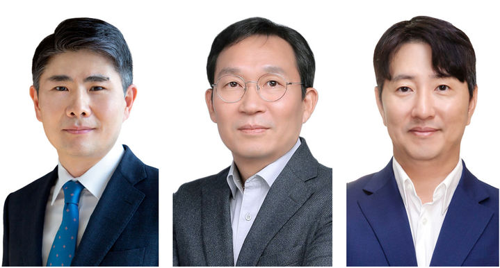 왼쪽부터 민준선 딜부문 대표, 홍준기 감사부문 대표, 이승호 금융부문 대표. (사진=삼일회계법인) *재판매 및 DB 금지