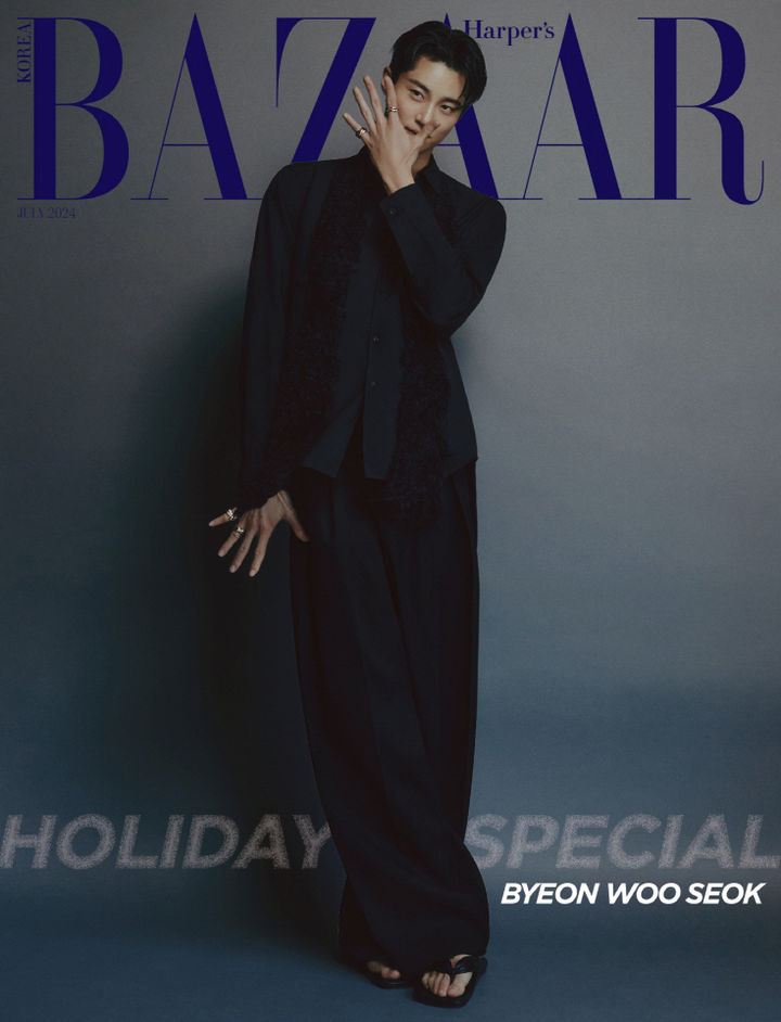 [서울=뉴시스] 변우석. (사진=하퍼스 바자 코리아 제공) 2024.06.15. photo@newsis.com *재판매 및 DB 금지