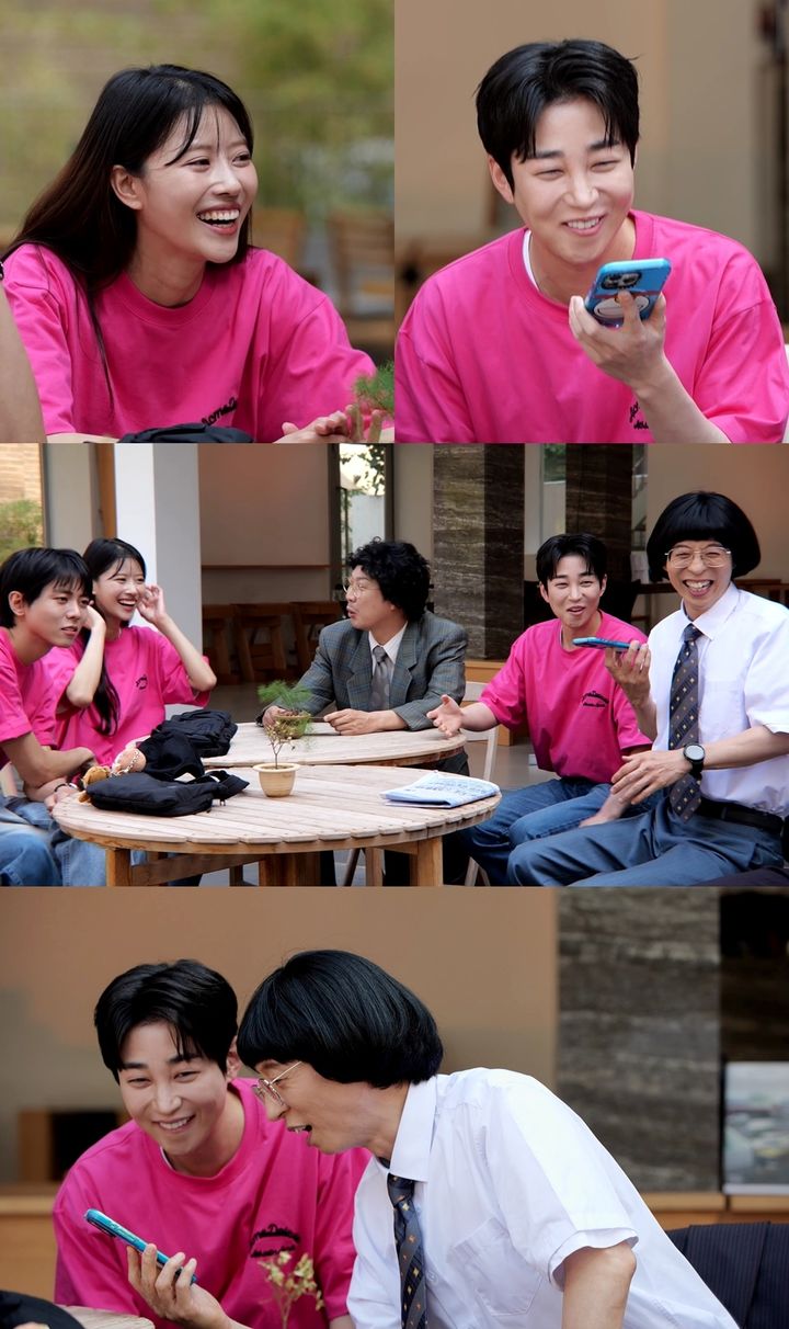 [서울=뉴시스] 15일 오후 6시25분 방송되는 MBC TV 예능물 '놀면 뭐하니?'에서 힐링과 도파민을 찾아 떠나는 '놀뭐 대행 주식회사' 직원들의 모습이 그려진다. (사진= MBC TV 예능물 '놀면 뭐하니?' 제공) 2024.06.15. photo@newsis.com *재판매 및 DB 금지