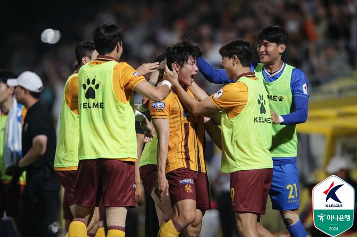 [서울=뉴시스] 프로축구 K리그1 광주FC 박태준. (사진=한국프로축구연맹 제공) *재판매 및 DB 금지