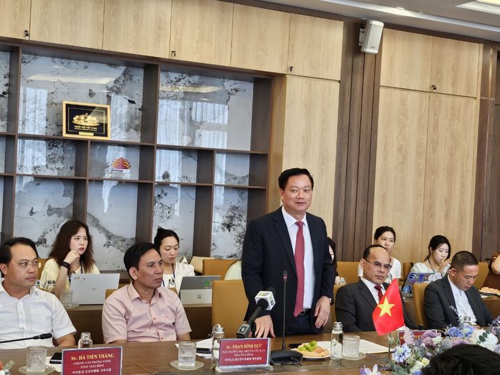 [타이빈성=뉴시스] 구예지 기자=응웬 칵 턴 타이빈성 성장이 발언하고 있다. *재판매 및 DB 금지