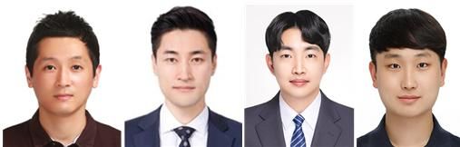 [서울=뉴시스] (왼쪽부터) 황석원 교수(교신저자), 한원배 박사, 고관진 박사, 강의석 석사 (사진=고려대 제공) *재판매 및 DB 금지