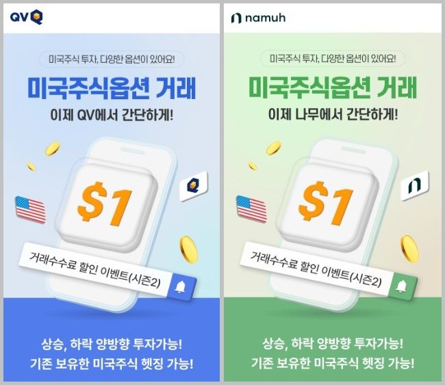 NH투자증권, '미국주식옵션' 계약당 수수료 1달러 이벤트