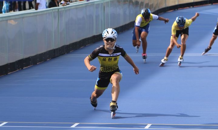 [울산=뉴시스] 울산 옥현중 롤러부 박성훈 선수 (울산시교육청 제공) *재판매 및 DB 금지