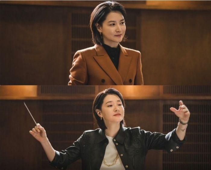 [서울=뉴시스] tvN 드라마 '마에스트라'에서 여성 지휘자 역할을 맡아 연기한 배우 이영애. (사진=KBS교향악단 제공) 2024.06.18 photo@newsis.com *재판매 및 DB 금지