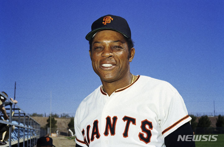 [AP/뉴시스] 샌프란시스코 자이언츠 시절인 1972년 윌리 메이스. 