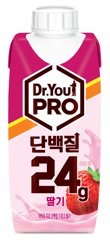닥터유PRO(프로) 단백질드링크 딸기. (사진=오리온 제공) *재판매 및 DB 금지