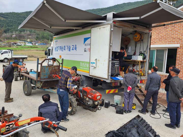 정선군, 75개 마을 '찾아가는 농업기계 순회 기술교육' 