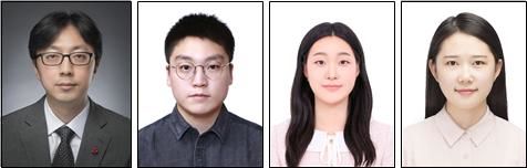 [서울=뉴시스] (왼쪽부터) 최정규 교수(교신저자), 김세진(제1저자, 석박사통합과정), 이승미(제1저자, 석박사통합과정), 성수현(제1저자, 석사) (사진=고려대 제공) *재판매 및 DB 금지