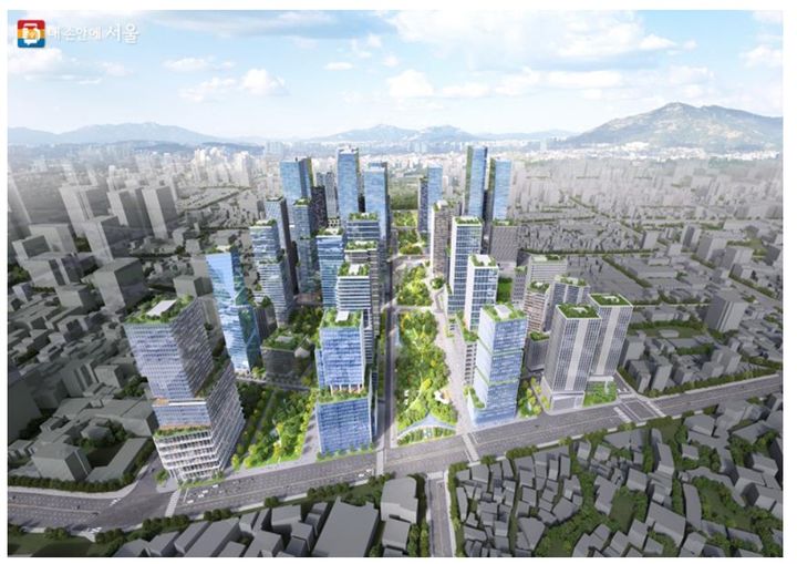 [서울=뉴시스]세운지구 재개발 후 예상. 2024.06.20. (사진=서울시 제공) *재판매 및 DB 금지