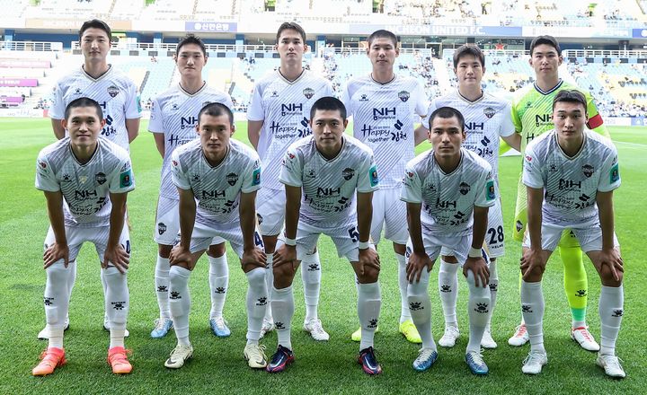 김천 상무 선수단, 인천 원정 경기 후 *재판매 및 DB 금지