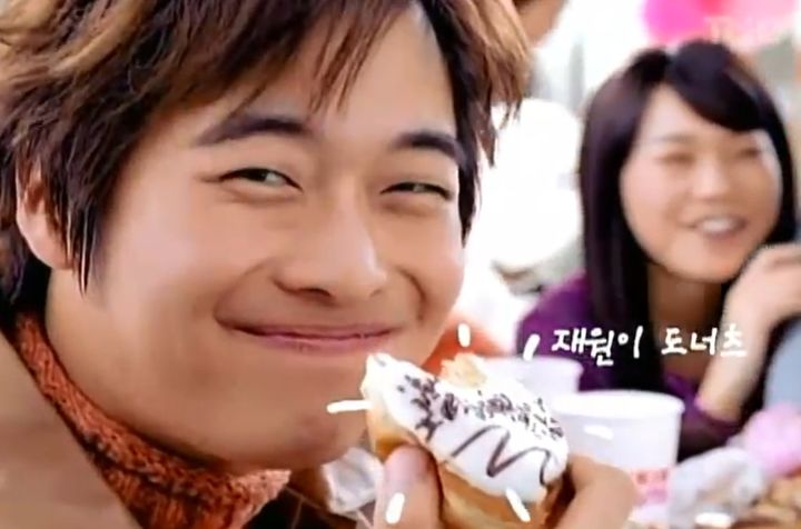 2002년 배우 김재원이 출연한 TV광고. (사진=SPC던킨 광고 캡처) *재판매 및 DB 금지