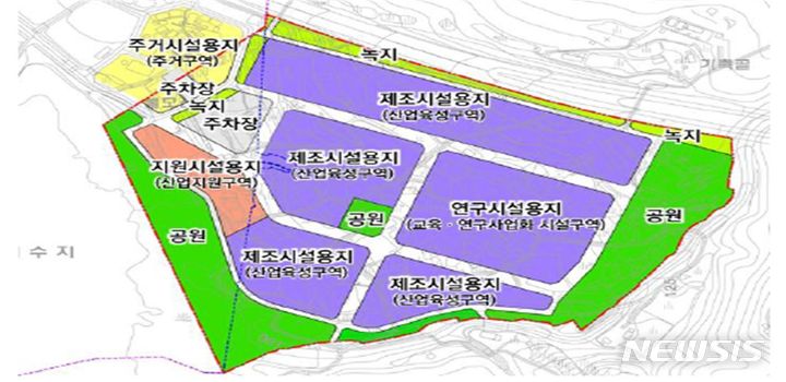 [창원=뉴시스]창원 강소연구개발특구 불모산지구 17만㎡ 이용 계획도.(자료=경남도 제공02024.06.22. photo@newsis.com