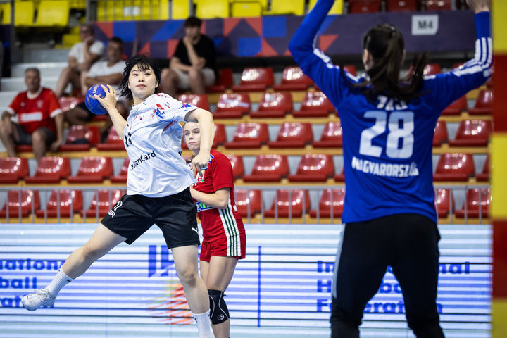 [서울=뉴시스] 한국 20세 이하(U-20) 여자 핸드볼 국가대표 김서진. (사진=국제핸드볼연맹 제공) *재판매 및 DB 금지