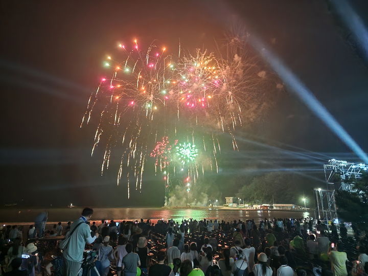 [해남=뉴시스] 송호해변 여름축제. *재판매 및 DB 금지