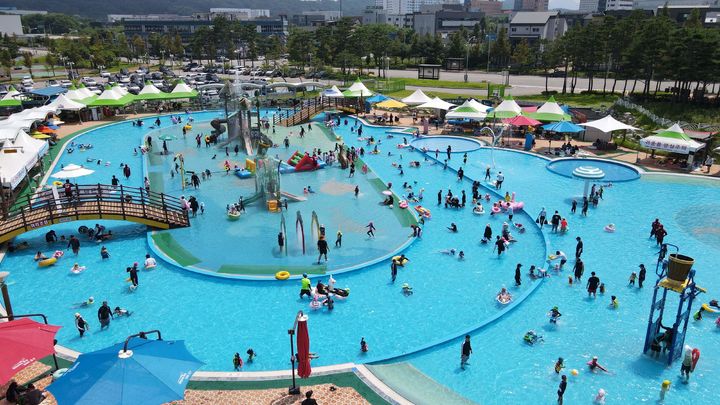 29일 개장하는 음성군 충북혁신도시 물놀이장. (사진=음성군 제공) *재판매 및 DB 금지
