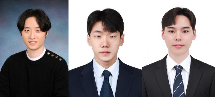 [서울=뉴시스] (왼쪽부터)민선기 교수, 이도현 학생, 최동명 학생 (사진=숭실대 제공) *재판매 및 DB 금지