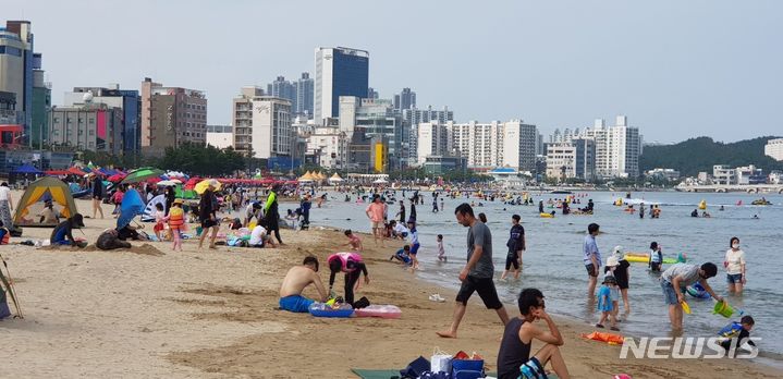 [포항=뉴시스] 영일대해수욕장