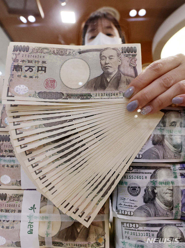 엔화, 미일 협조 시장개입 경계 후퇴에 1달러=153엔대 전반 하락 출발