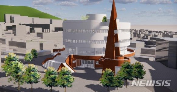 [부천=뉴시스] 정일형 기자 = 부천시립심곡도서관 외부 조감도. (사진은 부천시 제공)