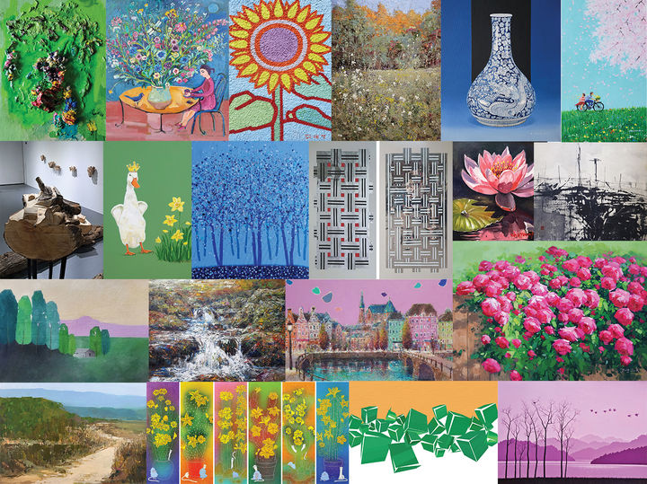 [대구=뉴시스] 서구미술협회전 작품 사진. (사진=대구 서구문화회관 제공) 2024.07.07. photo@newsis.com *재판매 및 DB 금지