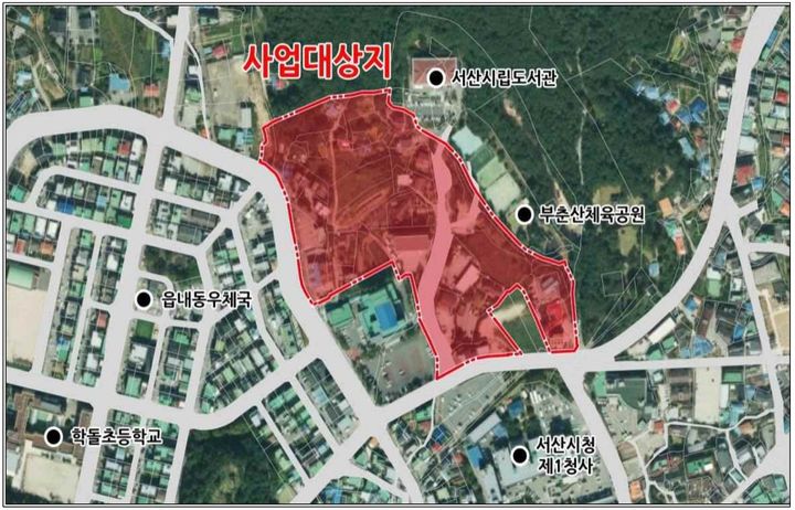 [서산=뉴시스] 서산 신청사 건립 예정지. (사진=서산시 제공) 2024.07.10. *재판매 및 DB 금지