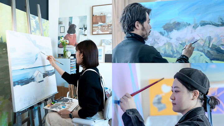 신라스테이 등에서 열린 라이브 페인팅. (사진=호텔신라 제공) *재판매 및 DB 금지