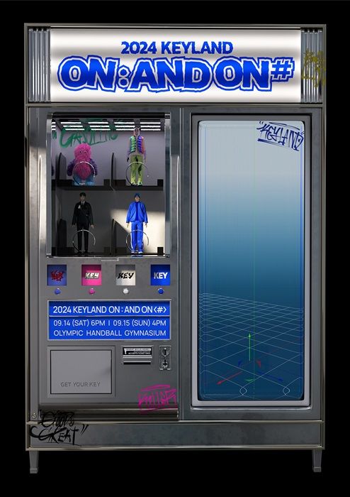 [서울=뉴시스] 그룹 '샤이니(SHINee)' 키의 ' 2024 키랜드 온 : 앤드 온(2024 KEYLAND ON : AND ON)' 서울 앙코르 콘서트 티저 포스터. (사진=SM엔터테인먼트 제공) 2024.07.12 photo@newsis.com *재판매 및 DB 금지