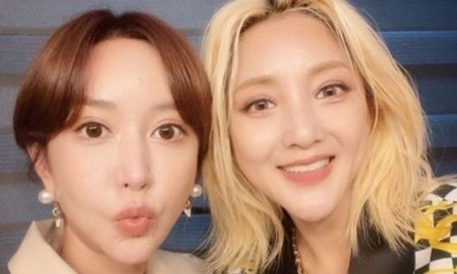 [서울=뉴시스] 슈(왼쪽), 바다. (사진=바다 인스타그램 캡처) 2024.07.15. photo@newsis.com *재판매 및 DB 금지