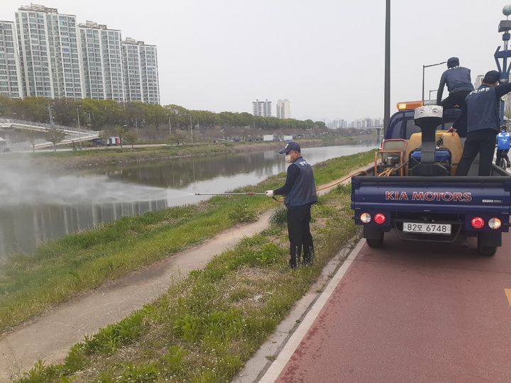 [서울=뉴시스] 중랑구, 말라리아 경보에 선제 대응. 2024.07.15. (사진=중랑구 제공) *재판매 및 DB 금지