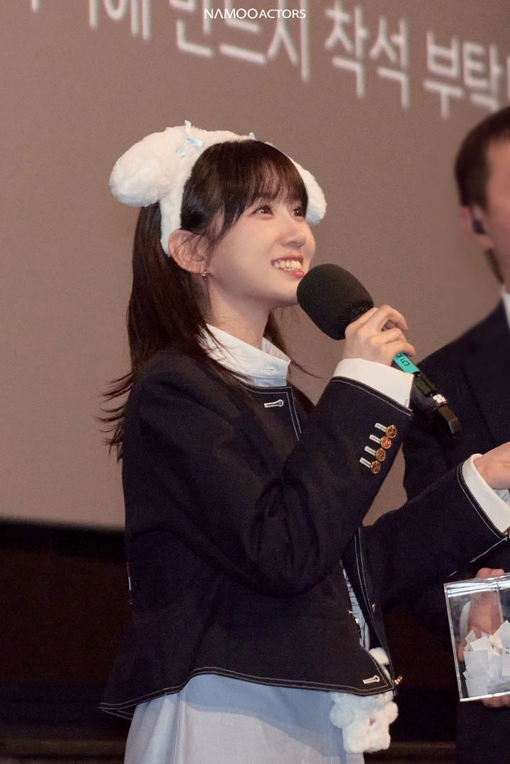 [서울=뉴시스] 박은빈이 첫 팬 콘서트 실황 영화 '2024 박은빈 팬 콘서트 '은빈노트 : 디바'"의 무대인사를 성료했다. (사진=나무엑터스 제공) 2024.07.15. photo@newsis.com *재판매 및 DB 금지