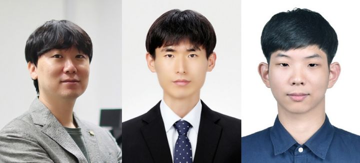 (왼쪽부터) DGIST 화학물리학과 서대하 교수, 진시우 박사, 이원희 박사. *재판매 및 DB 금지