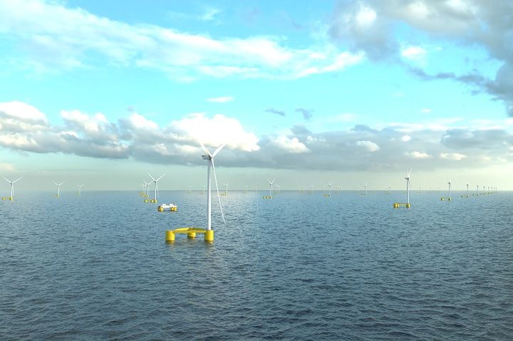 [울산=뉴시스] 에퀴노르 반딧불이 해상풍력발전단지 조감도 *재판매 및 DB 금지