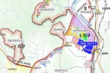 [대전=뉴시스] 대전 탑립-전민지구 국가산업단지 위치 *재판매 및 DB 금지