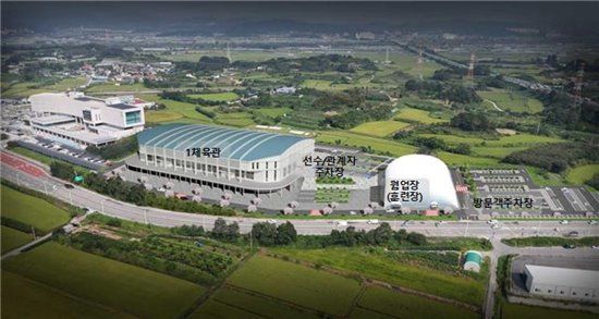 [대전=뉴시스]청주종합체육관 조감도. 2024. 07. 16 *재판매 및 DB 금지