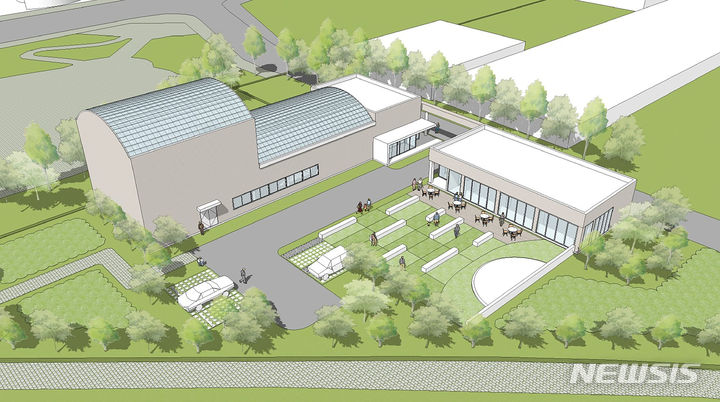 [성남=뉴시스] 성남시 구미동 하수처리장 복합문화타운 조성 1단계사업 조감도 (사진=성남시 제공)