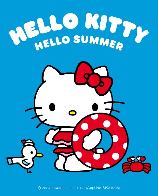 [대전=뉴시스]대전신세계의 헬로키티 헬로 서머 포스터. 2024. 07. 17 *재판매 및 DB 금지