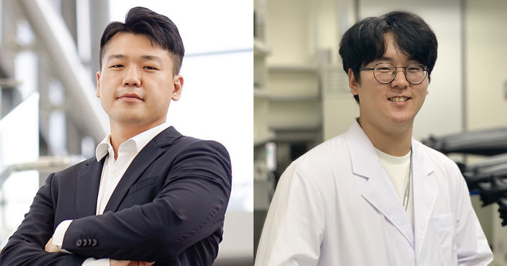 [대구=뉴시스] 왼쪽부터 대구경북과학기술원(DGIST) 에너지공학과 이홍경 교수와 임민홍 석박사통합과정생. (사진=대구경북과학기술원 제공) 2024.07.20. photo@newsis.com *재판매 및 DB 금지