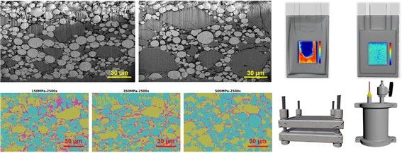 [서울=뉴시스] 전고체전지 파우치 셀 내부 단면 이미지 및 셀 홀더 (사진=서강대 제공) *재판매 및 DB 금지