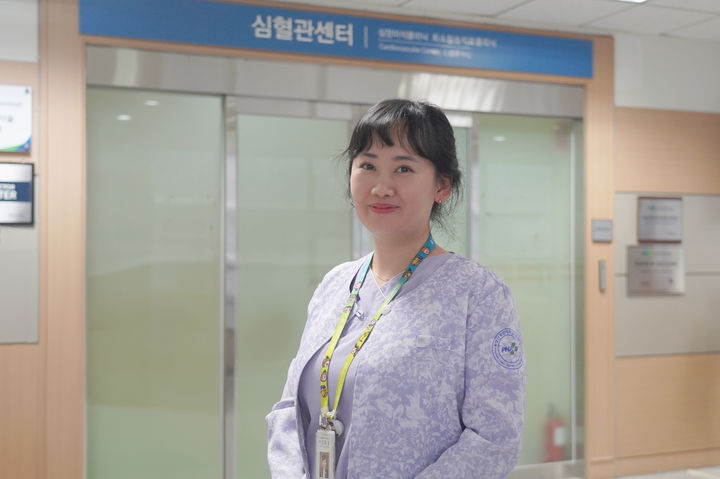 [양산=뉴시스] 김휘경 양산부산대병원 심혈관센터 간호사. (사진=양산부산대병원 제공) 2024.07.18. photo@newsis.com *재판매 및 DB 금지