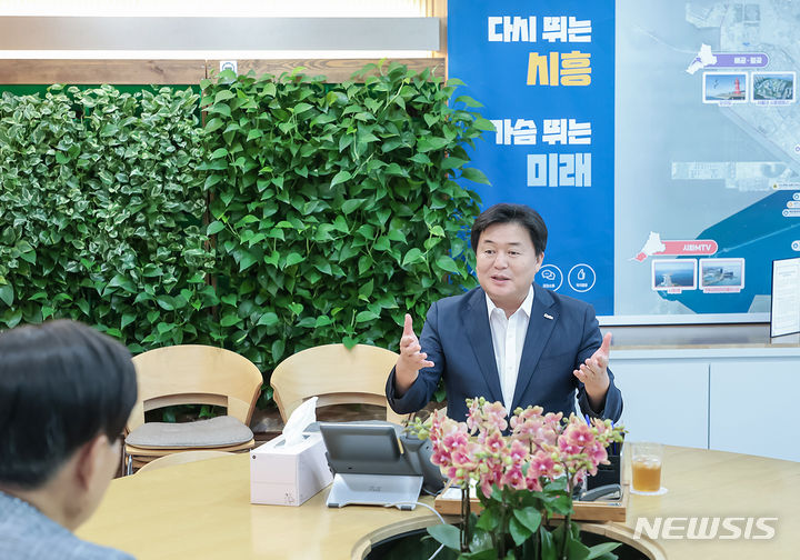 [시흥=뉴시스] 시흥시를 '바이오 제철소'로 만들겠다는 임병택 시흥시장. (사진=시흥시 제공). 2024.07.18. photo@newsis.com