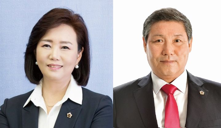 경기도의회 정윤경(민주당·군포1), 김규창(국민의힘·여주2) 부의장 *재판매 및 DB 금지