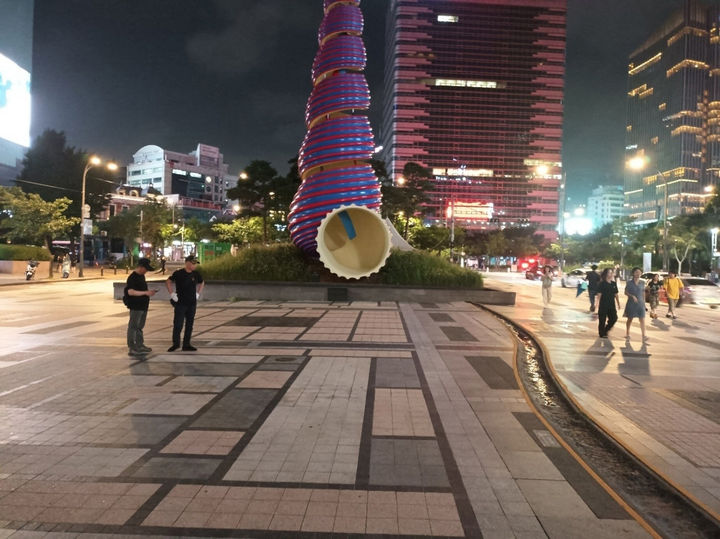 [서울=뉴시스]채상병 분향소 철거 직후 청계광장 모습. 2024.07.20. daero@newsis.com *재판매 및 DB 금지